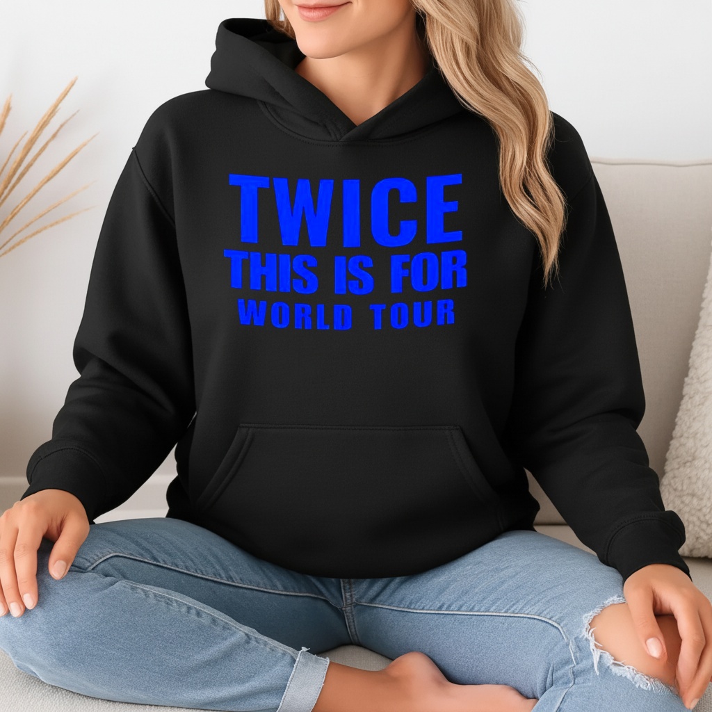 TWICE This Is For World Tour shirt