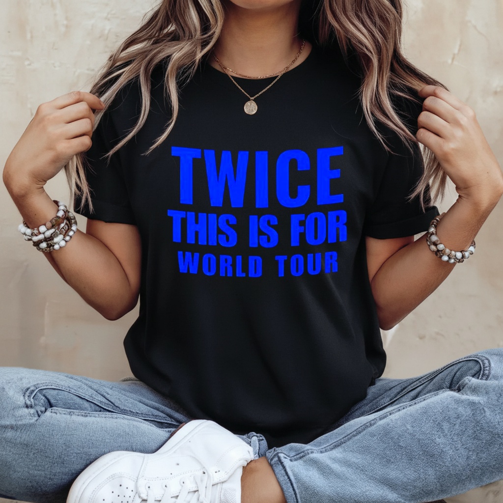 TWICE This Is For World Tour shirt
