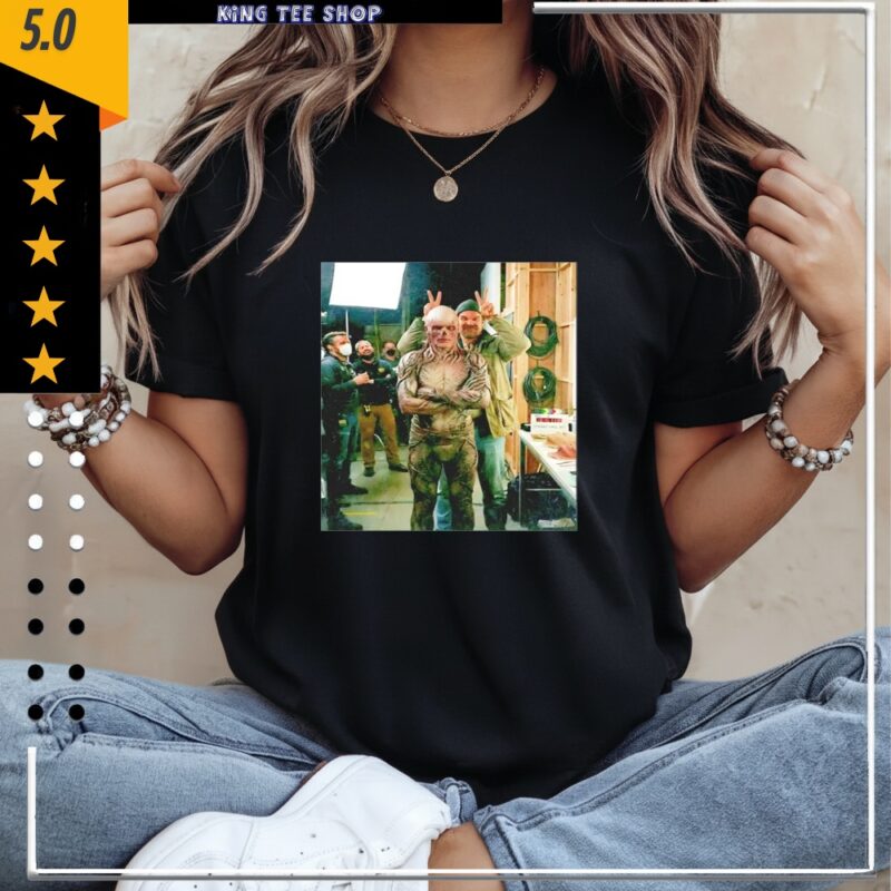 Vecna and David Harbour Stranger Things pose_Classic Women's T-Shirt