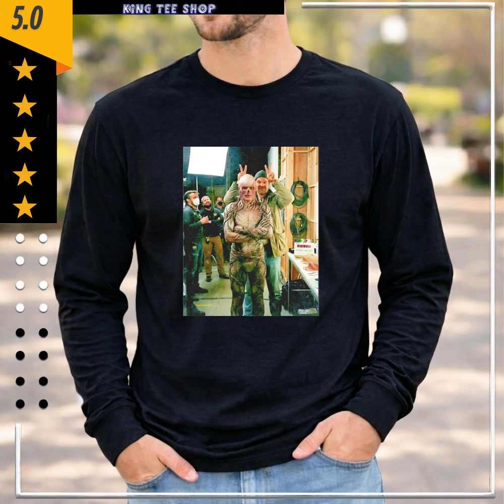 Vecna and David Harbour Stranger Things Pose Shirt