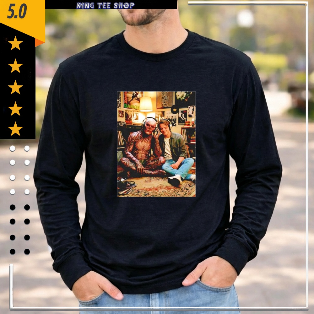 Vecna and Jamie Campbell Bower Stranger Things Music Shirt