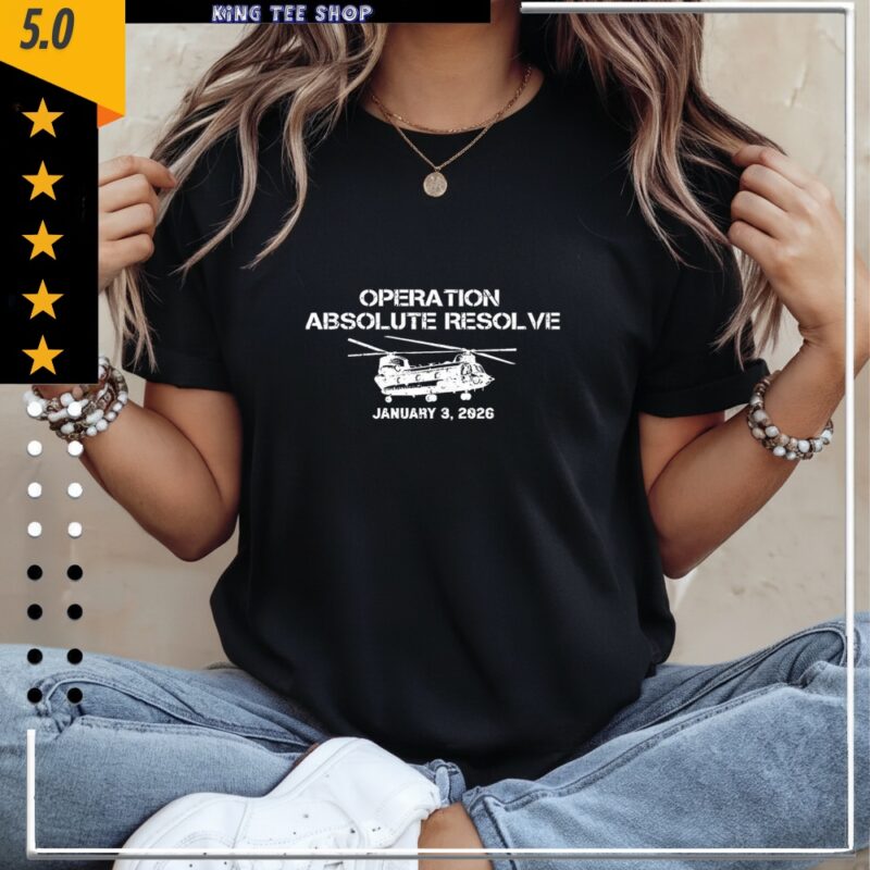 Venezuela 2026 operation absolute resolve Boeing CH-47 Chinook silhouette_Classic Women's T-Shirt