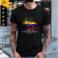 Venezuela 2026 operation absolute resolve map shirt