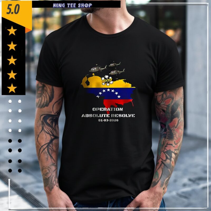 Venezuela 2026 operation absolute resolve map_Classic Men's T-Shirt