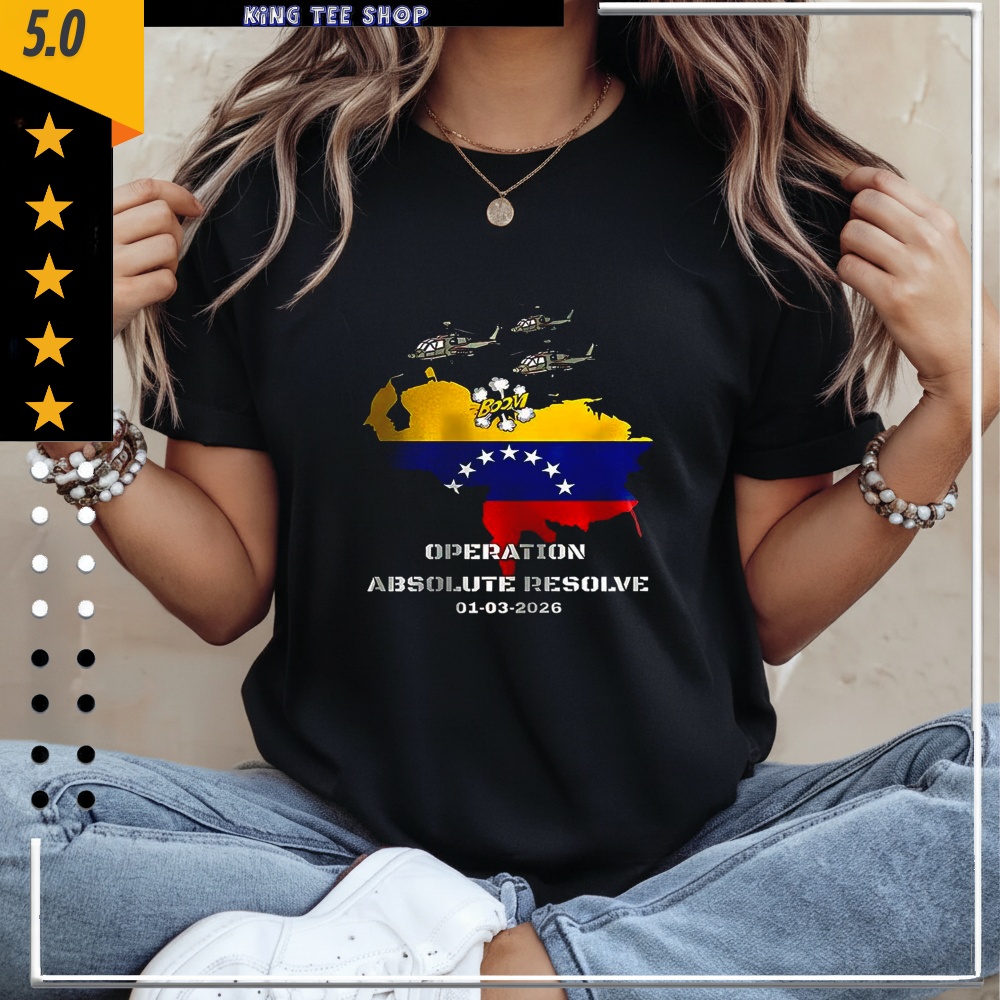 Venezuela 2026 operation absolute resolve map shirt