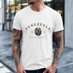 Venezuela south America 1811 logo coordinates shirt