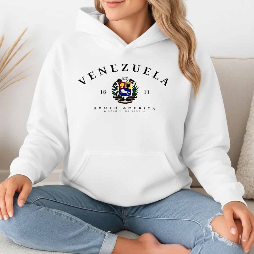 Venezuela south America 1811 logo coordinates shirt