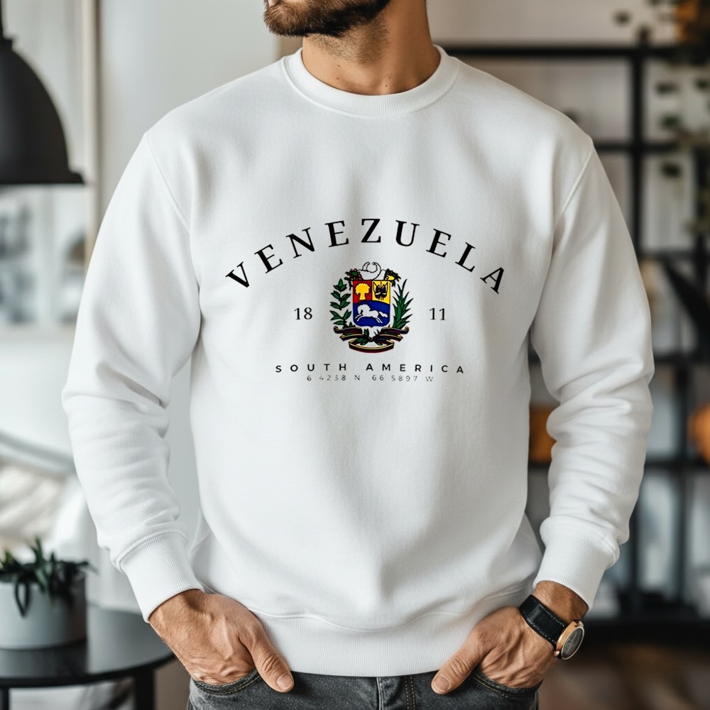 Venezuela south America 1811 logo coordinates shirt