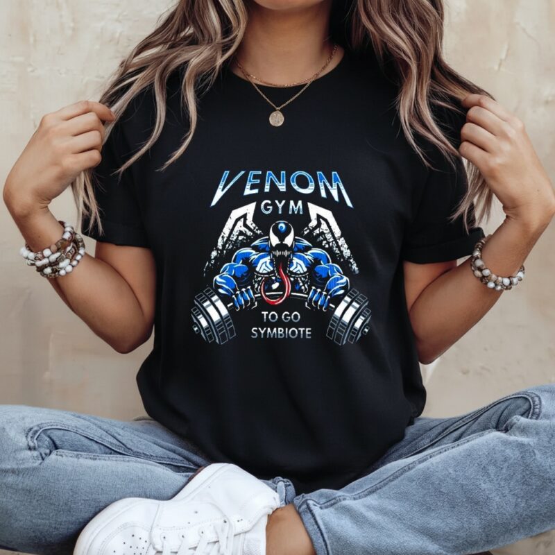Venom at the gym to go Symbiote comics_Ladies T-Shirt