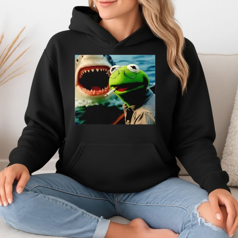 Viral Kermit The Frog Smoking_Hoodie