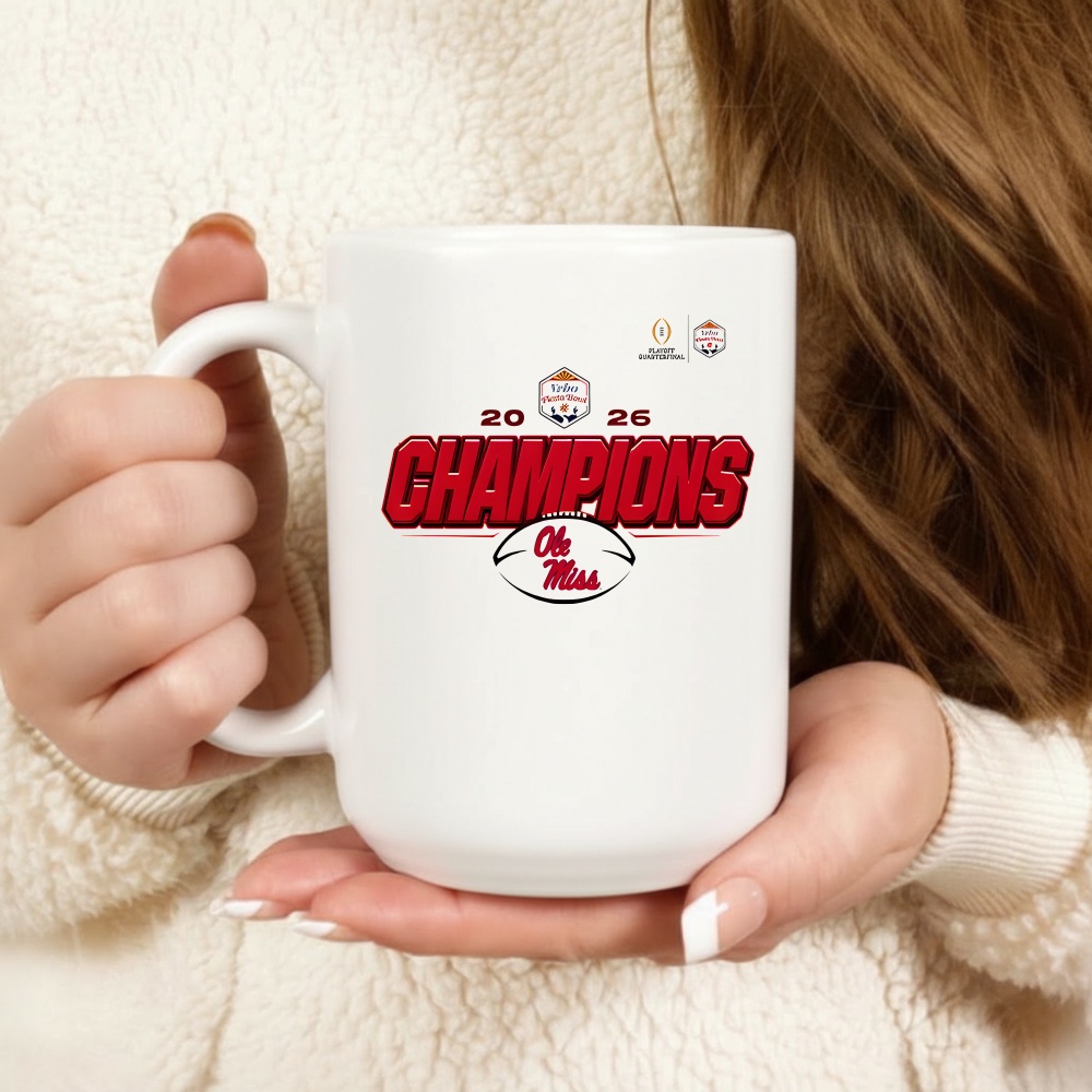 Vrbo Fiesta Bowl Ole Miss Rebels 2026 Champions T-shirt