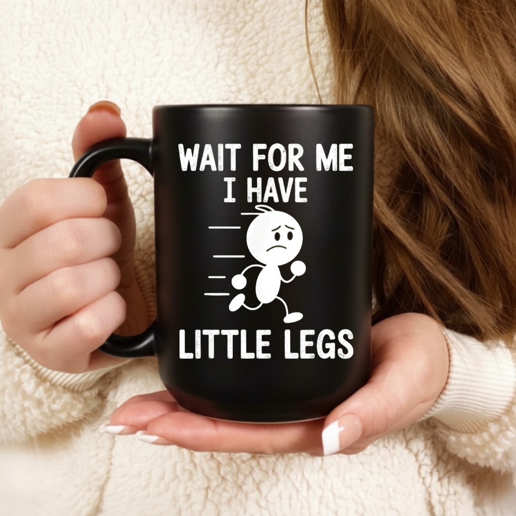 Wait for Me I Have Little Legs Funny Shirt