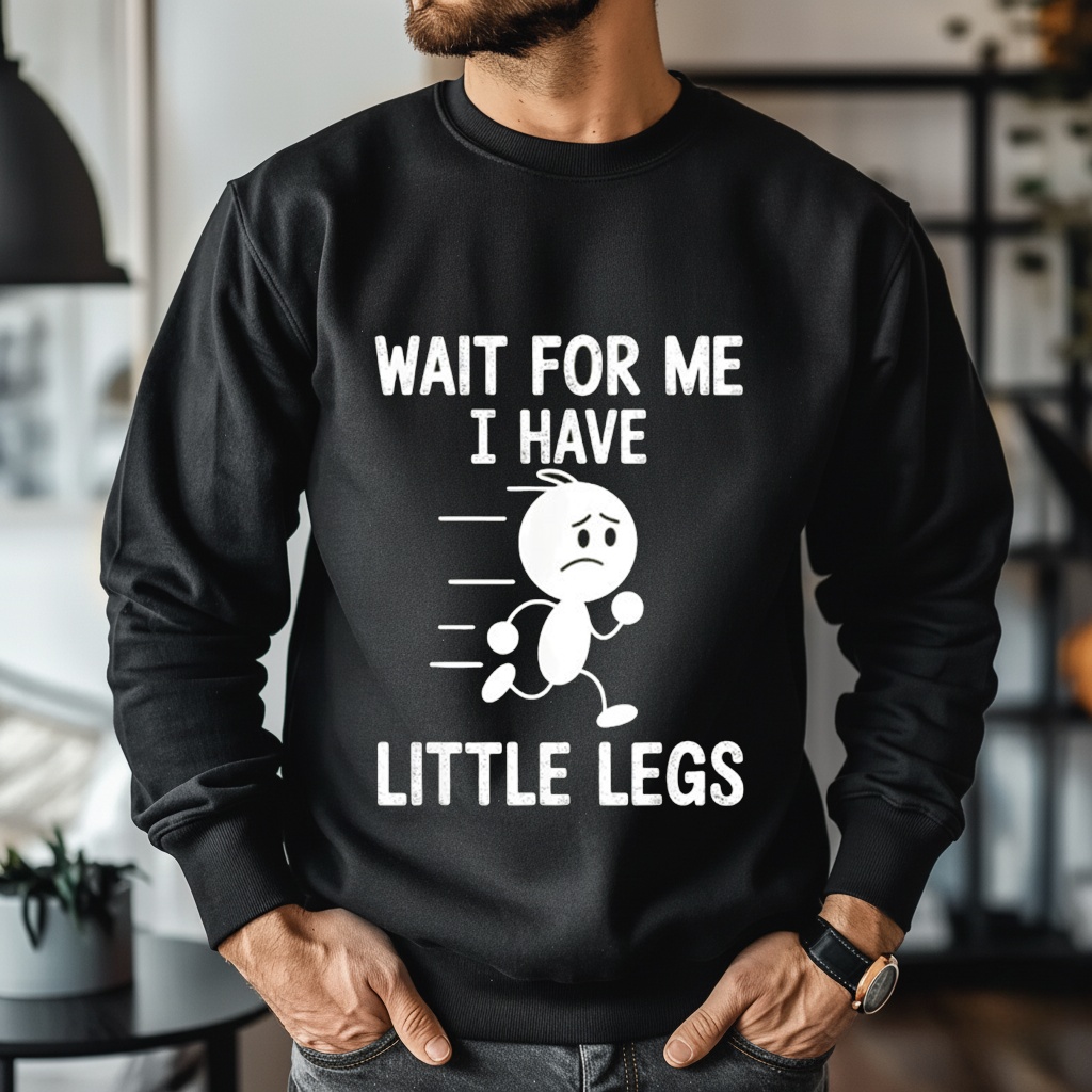 Wait for Me I Have Little Legs Funny Shirt