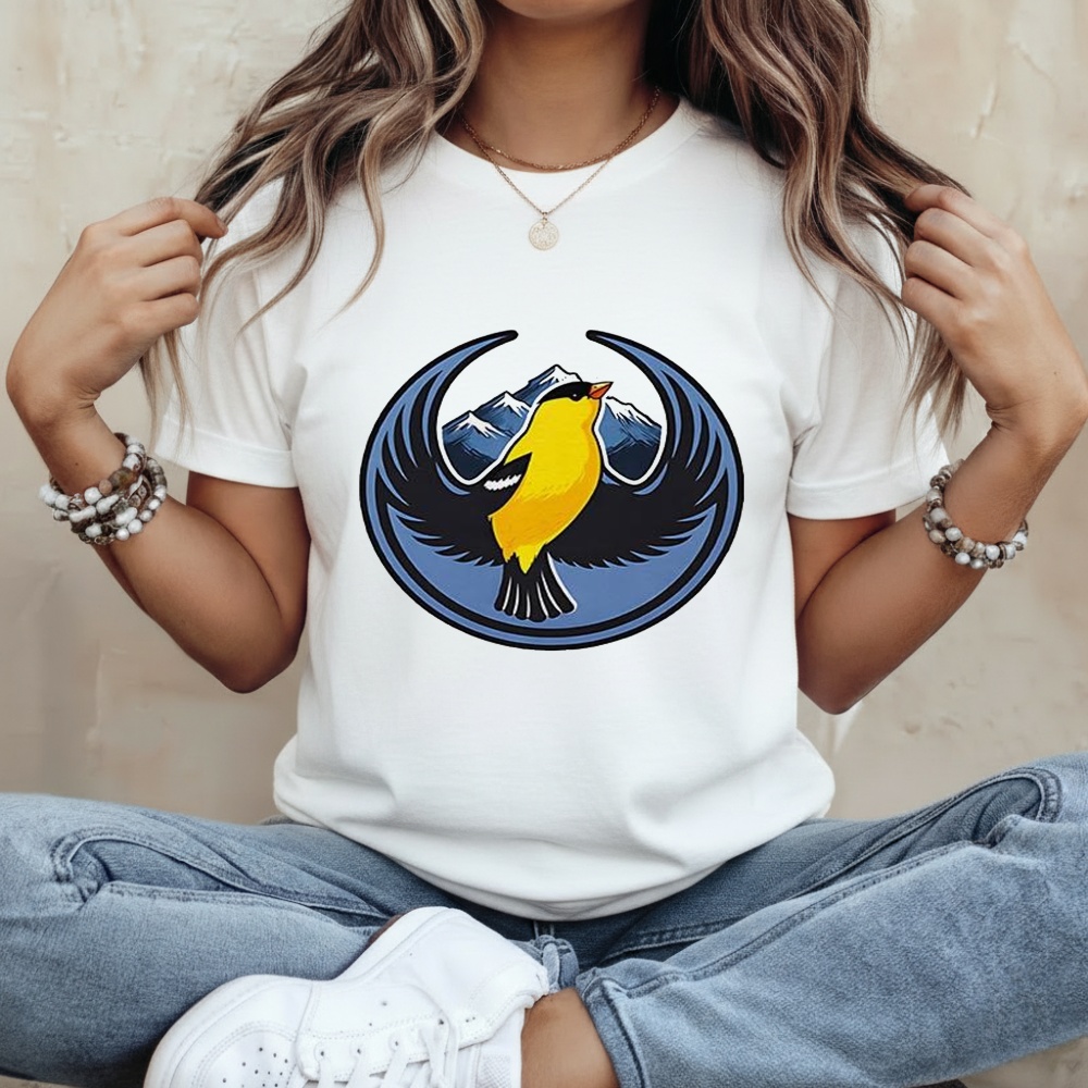 Washington American Goldfinch Resistance Bird Logo Shirt
