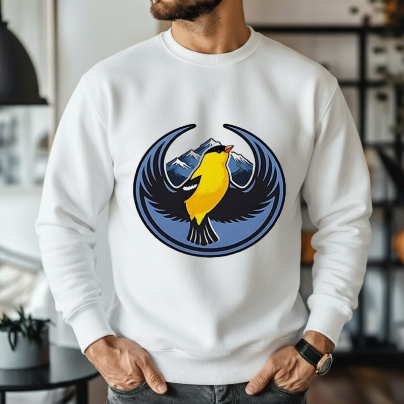 Washington American goldfinch resistance bird logo_Sweatshirt