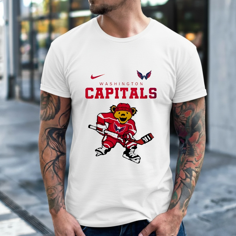 Washington Capitals x Grateful Dead Deadhead Mascot Shirt