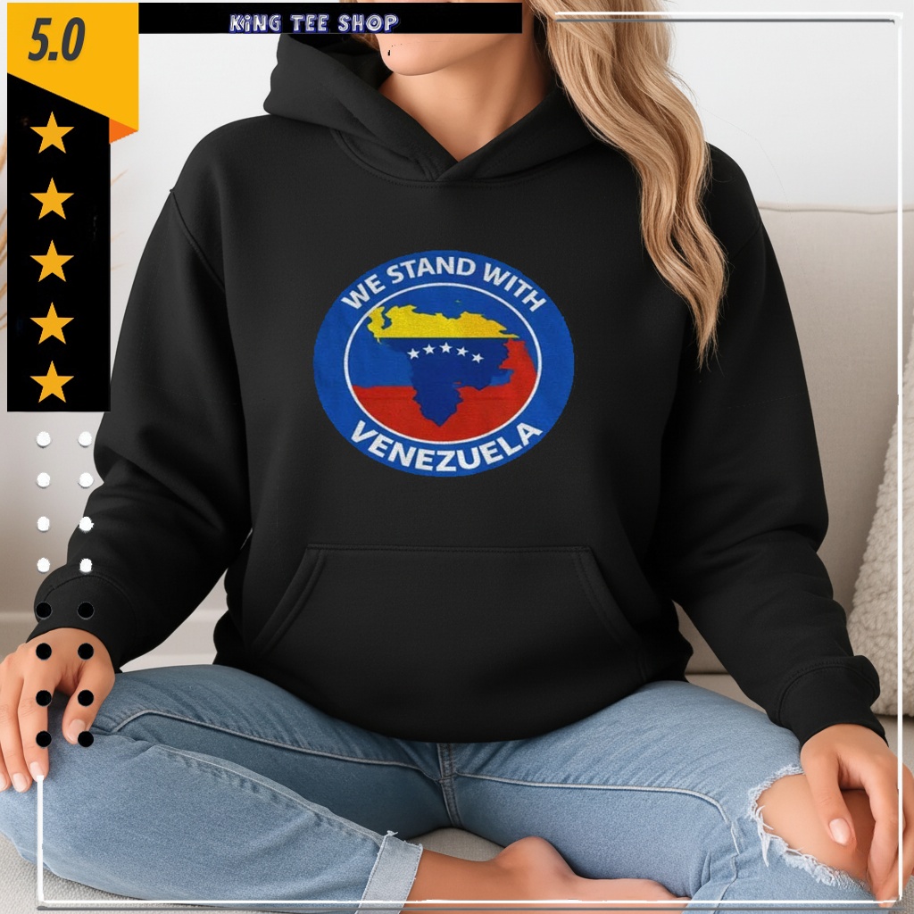 We Stand With Venezuela Venezuelan Flag shirt