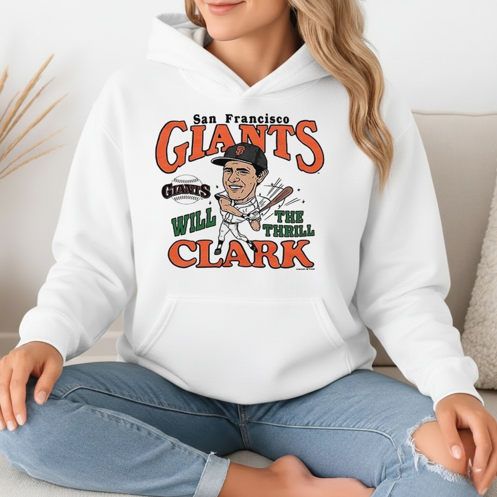 Will Clark San Francisco Giants Baseball Caricatures Shirt