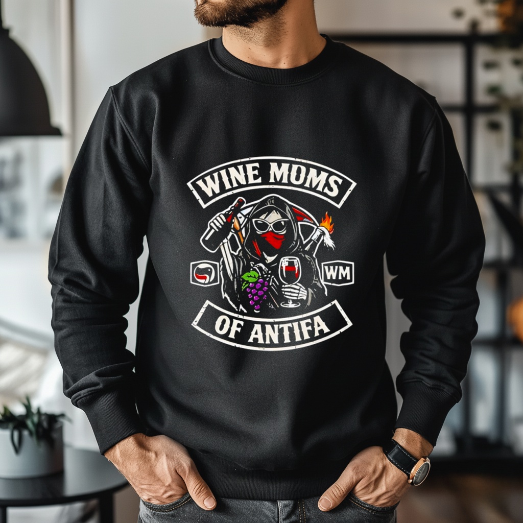 Wine Moms of Antifa shirt