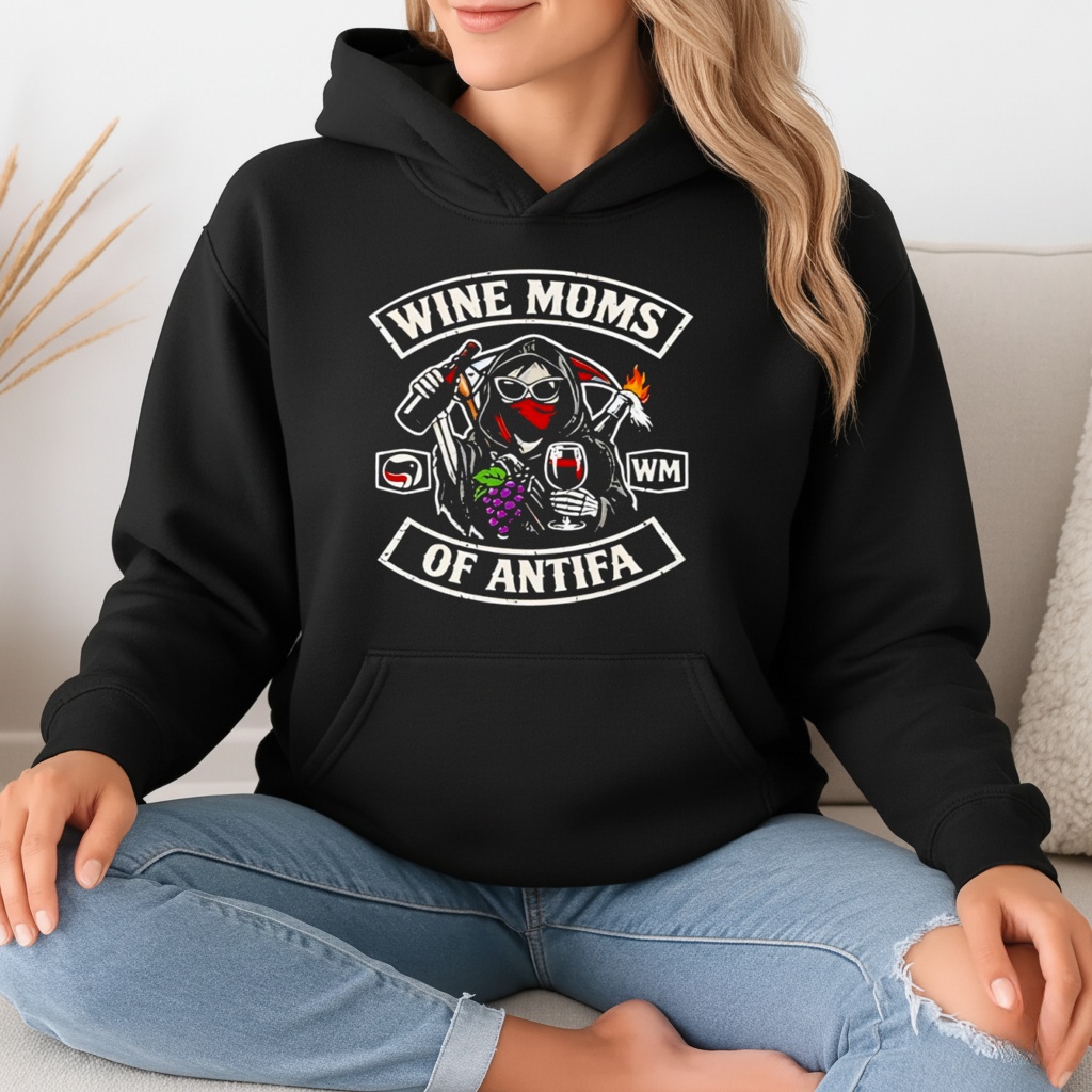 Wine Moms of Antifa shirt
