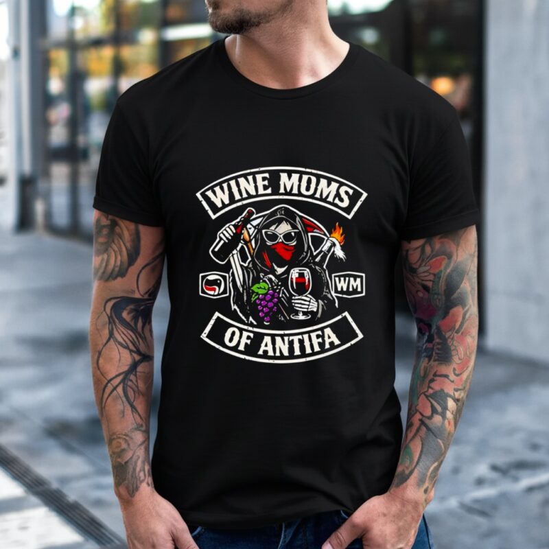 Wine Moms Of Antifa_T-Shirt