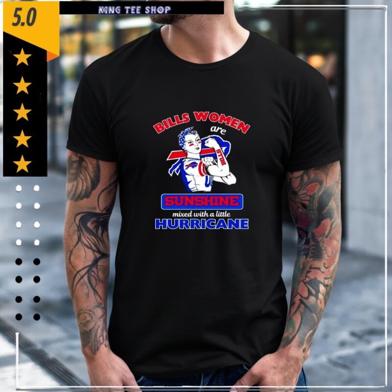 Women Buffalo Bills Are Sunshine mixed with a little Hurricane_Classic Men's T-Shirt