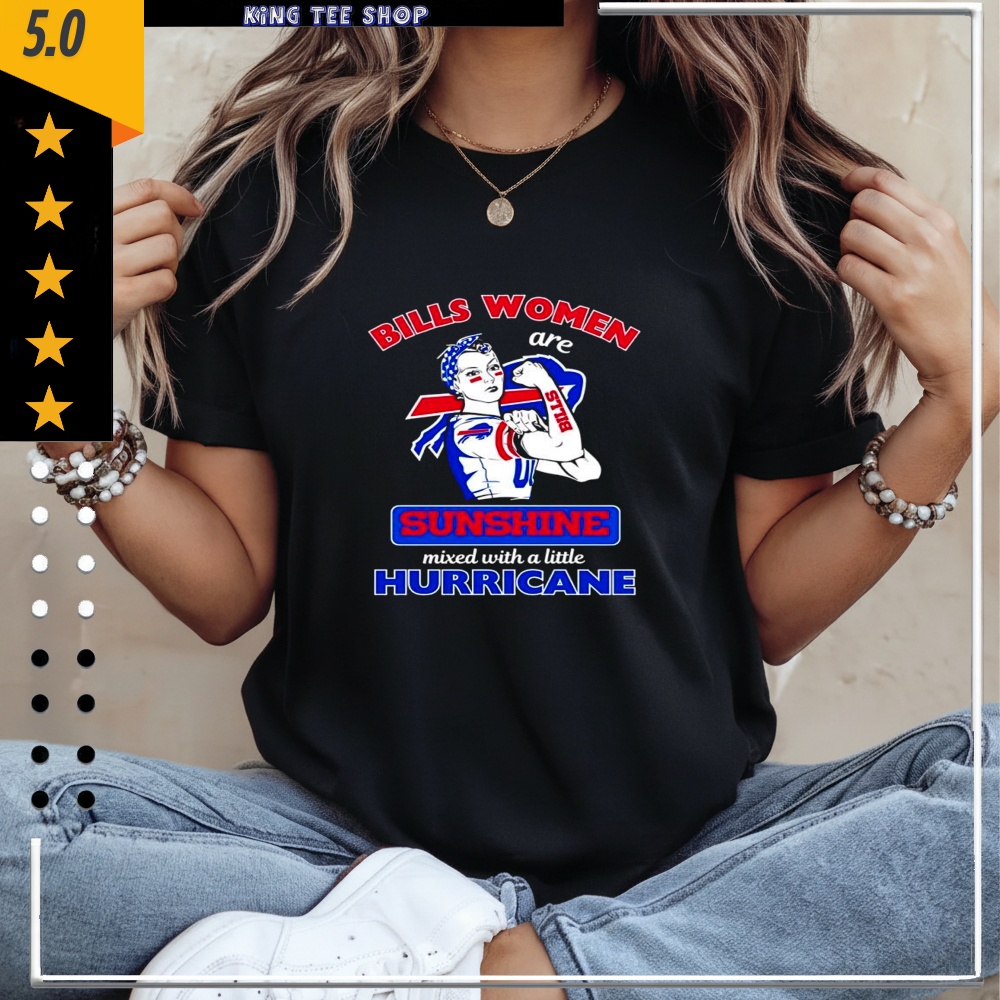 Women Buffalo Bills Sunshine Hurricane Shirt
