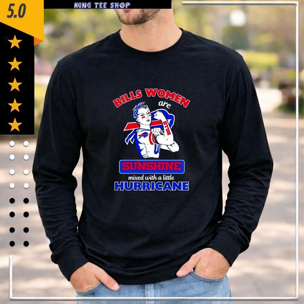Women Buffalo Bills Sunshine Hurricane Shirt
