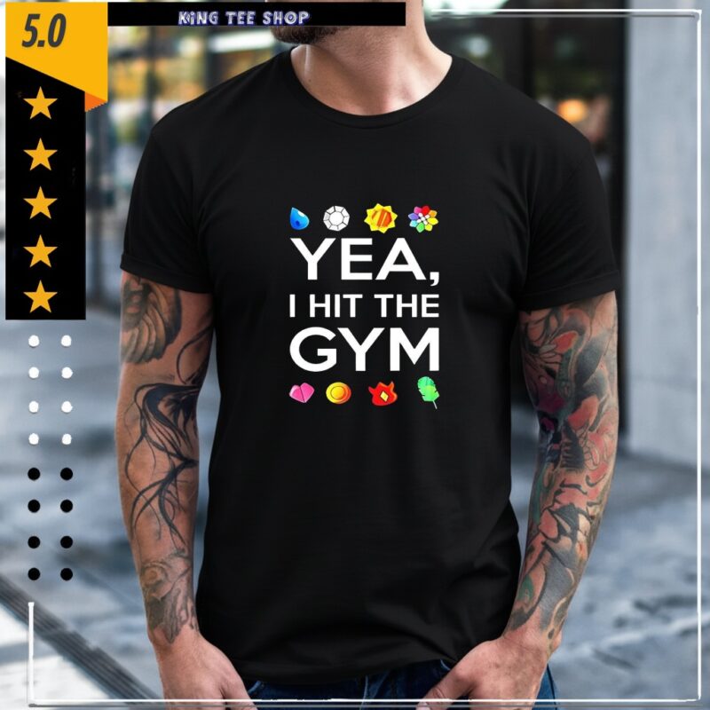 Yea I hit the Gym Pokemon Emblem_Classic Men's T-Shirt
