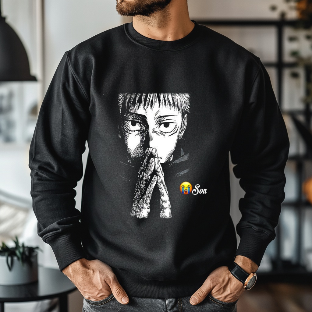 Yuji Itadori Jujutsu Kaisen Cryin Son shirt