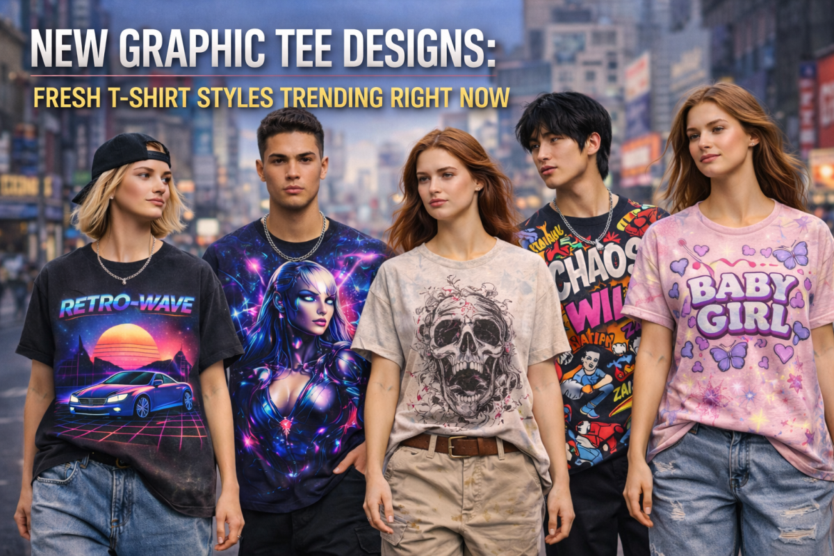 New Graphic Tee Designs Fresh T-Shirt Styles Trending Right Now