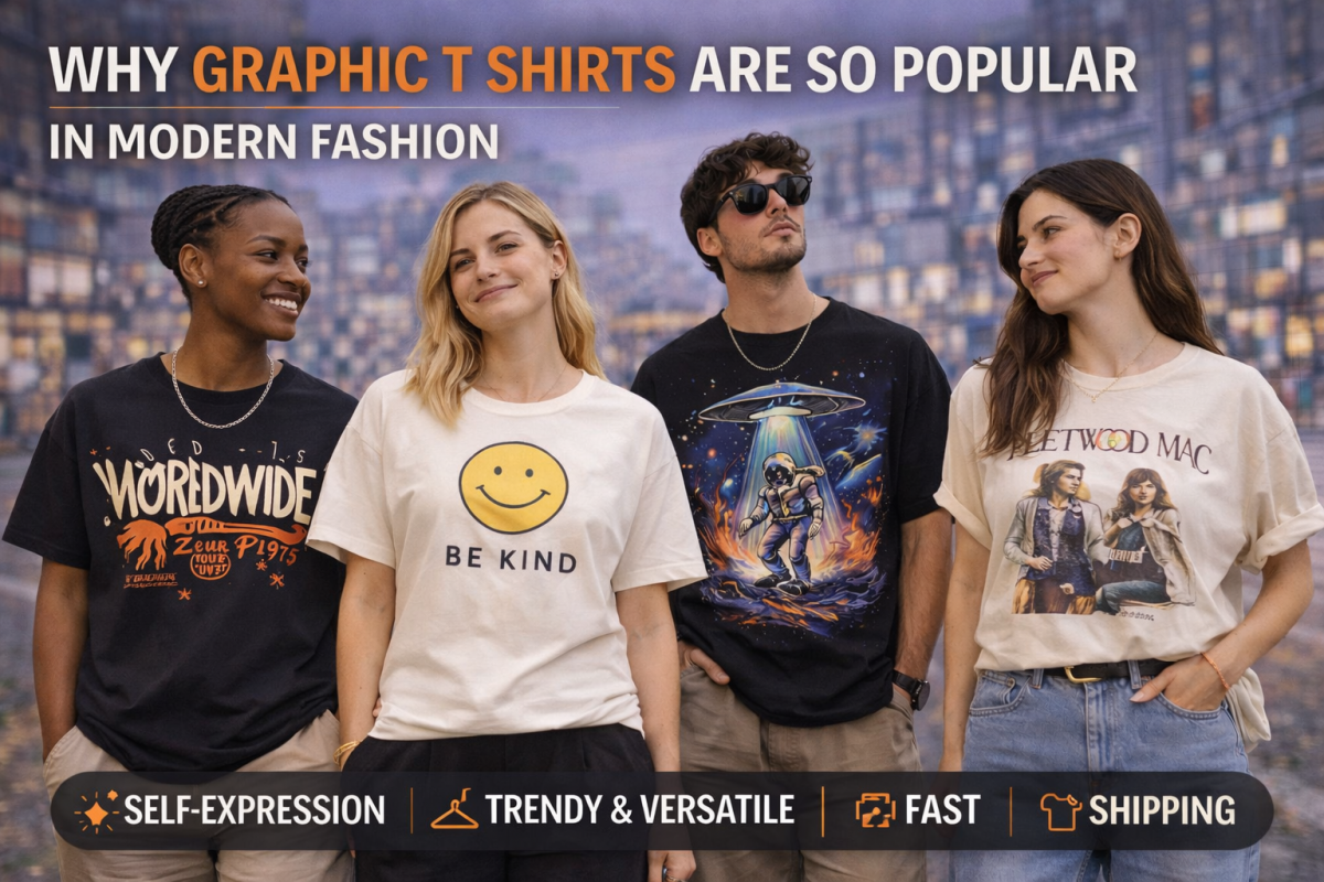 Why Graphic T Shirts Are So Popular in Modern Fashion