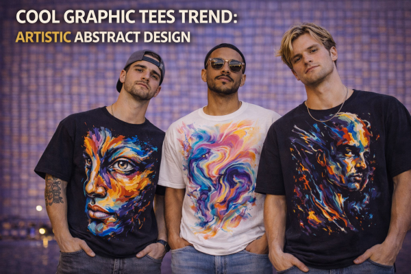 cool graphic tees trend artistic abstract design