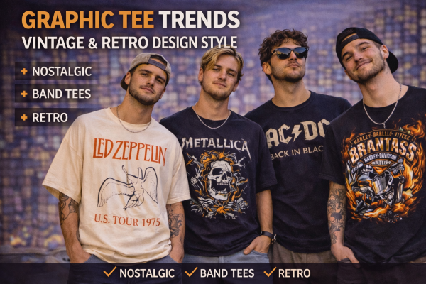 graphic tee trends vintage retro design style