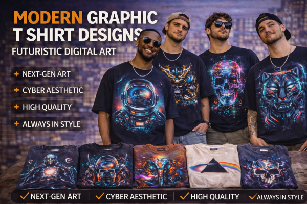 modern graphic t shirt designs futuristic digital art