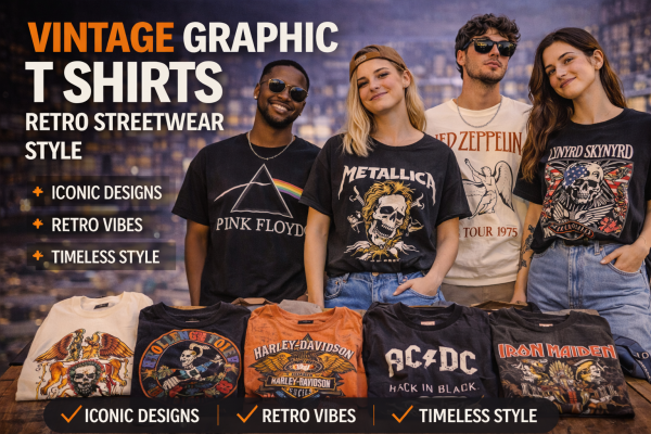 vintage graphic t shirts retro streetwear style